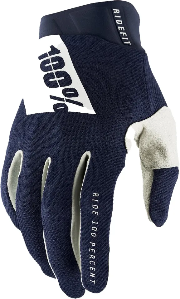 100% Ridefit Mens MTB Gloves