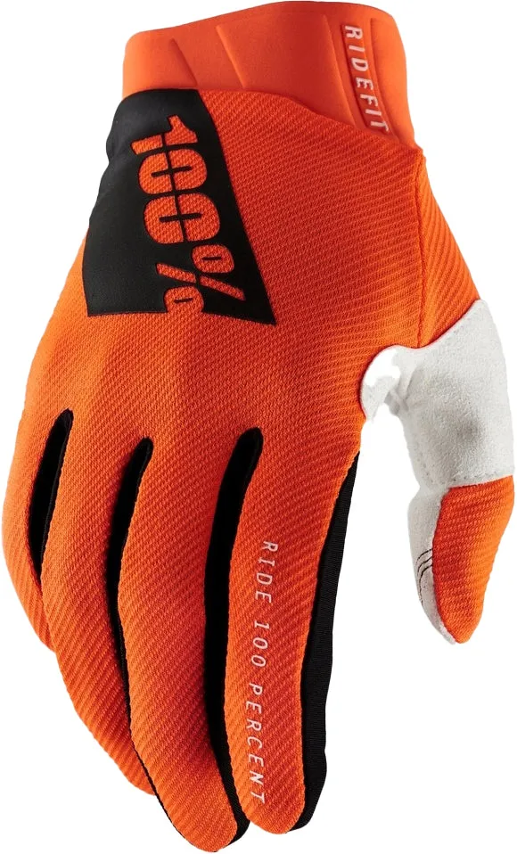 100% Ridefit Mens MTB Gloves