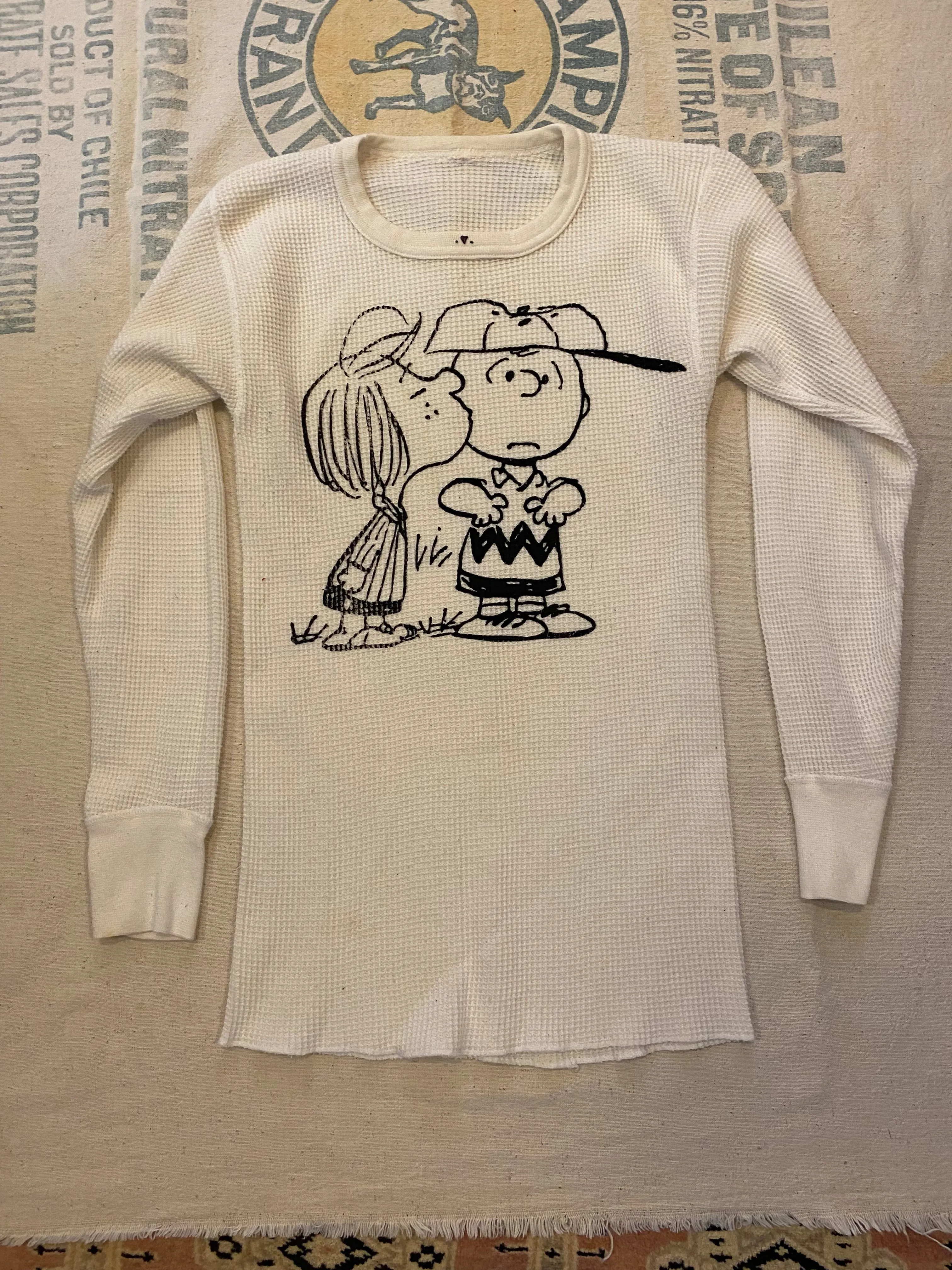 1970s Charlie Brown graphic thermal top