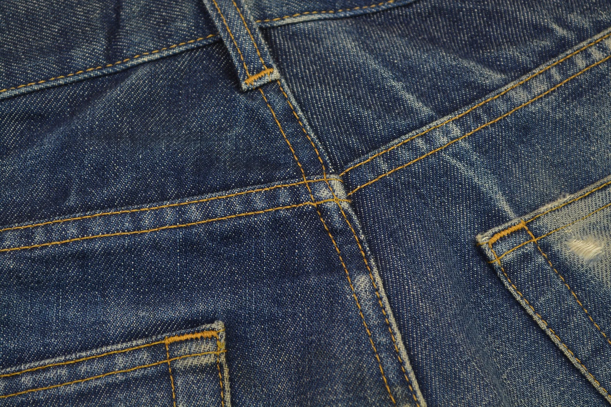 1998 Broken-In Raw Denim Classic Jeans