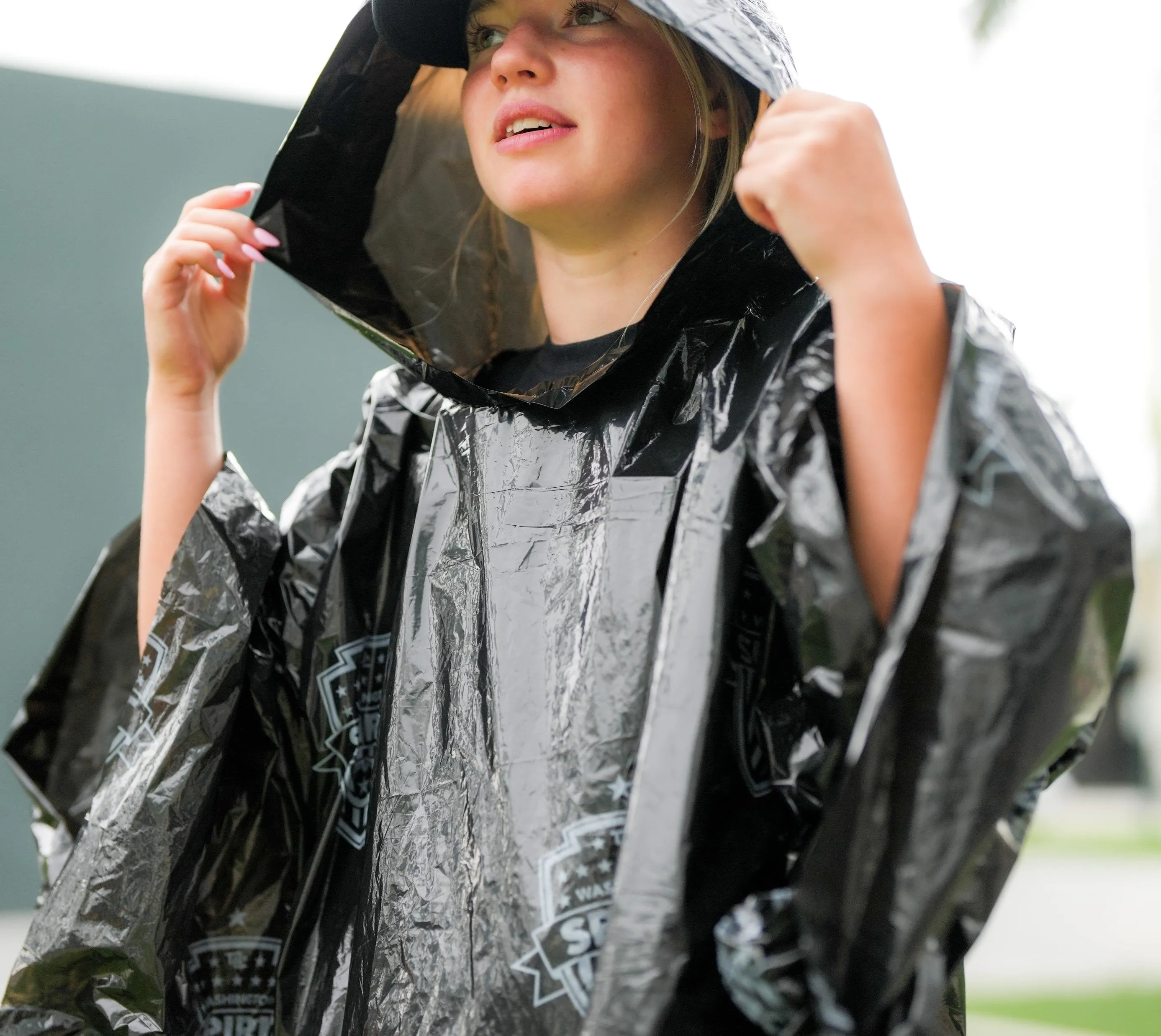 2023 Washington Spirit Shield Logo Storm Poncho