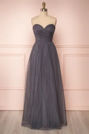 Aerie Charcoal | Tulle Maxi Dress