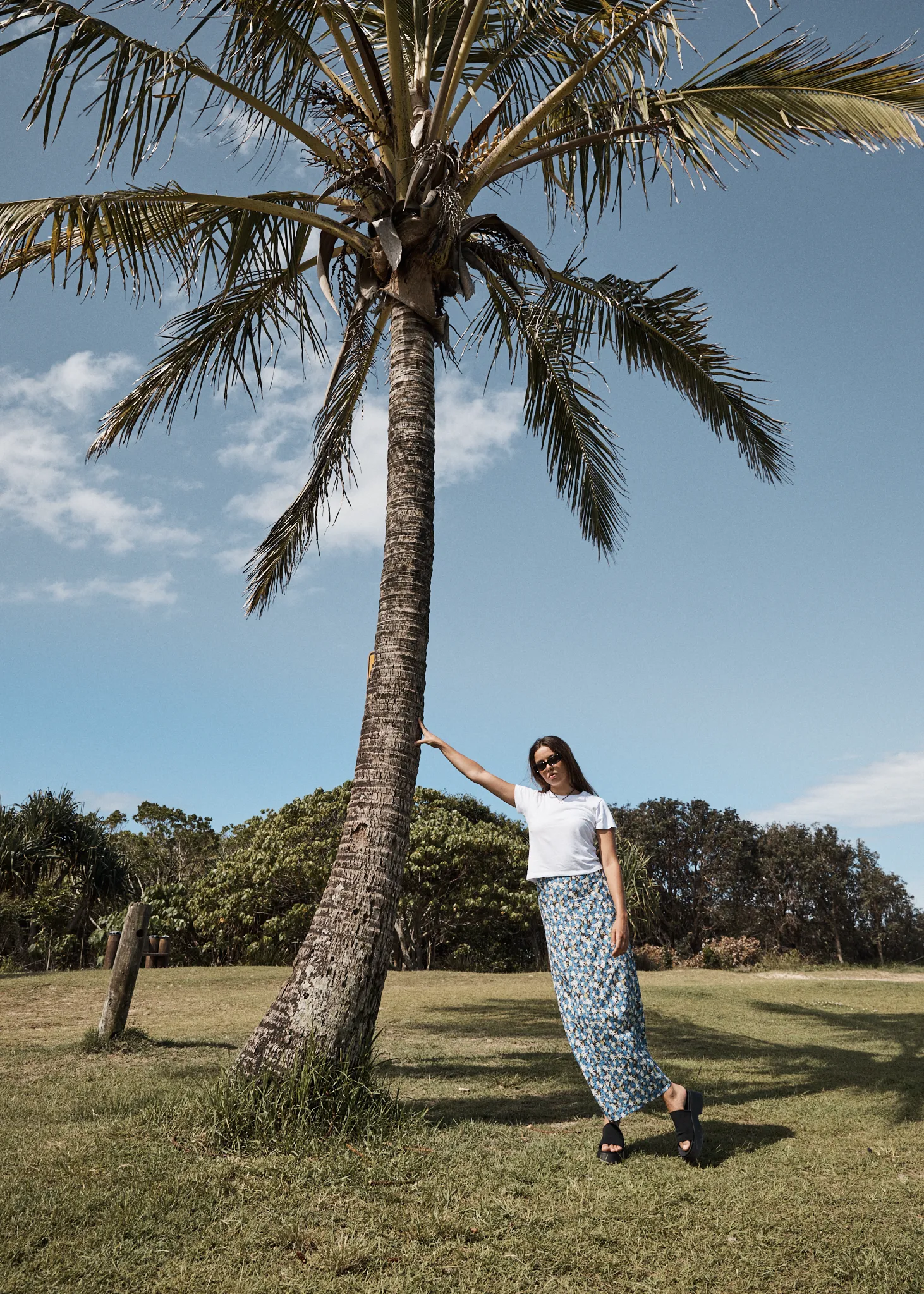 AFENDS Womens Petal - Maxi Skirt - Lake Floral