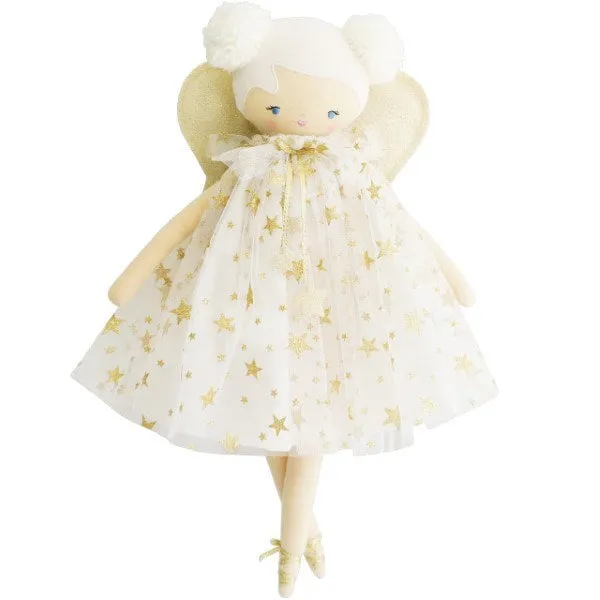 Alimrose Lily Fairy 48cm Ivory Gold Star