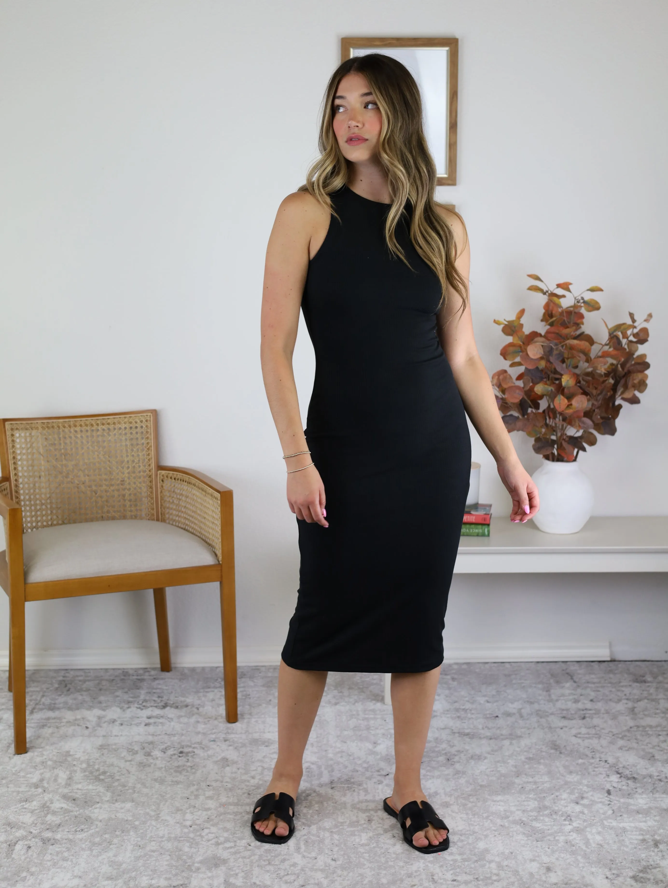 Ayla Bodycon Midi Dress