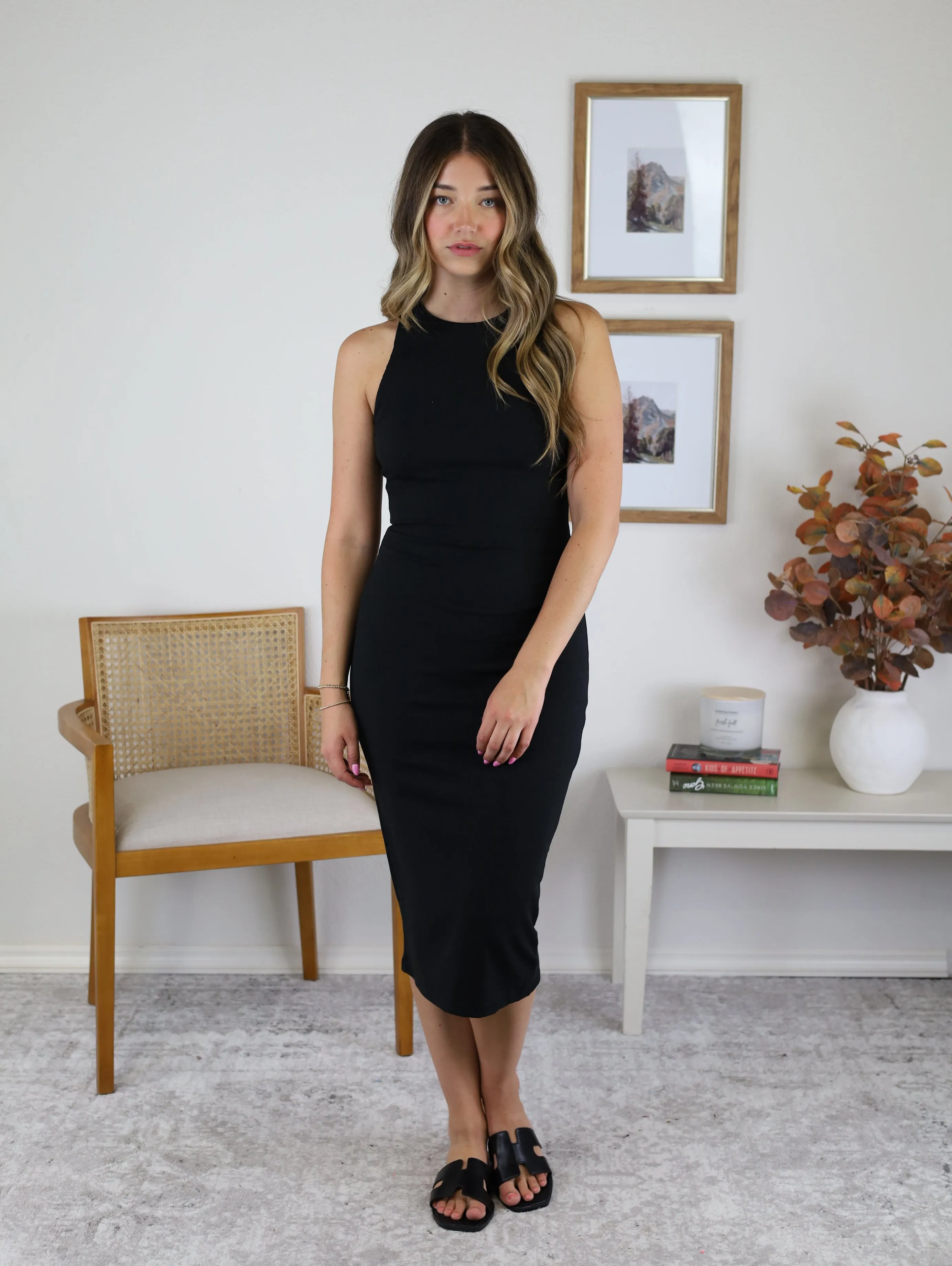 Ayla Bodycon Midi Dress