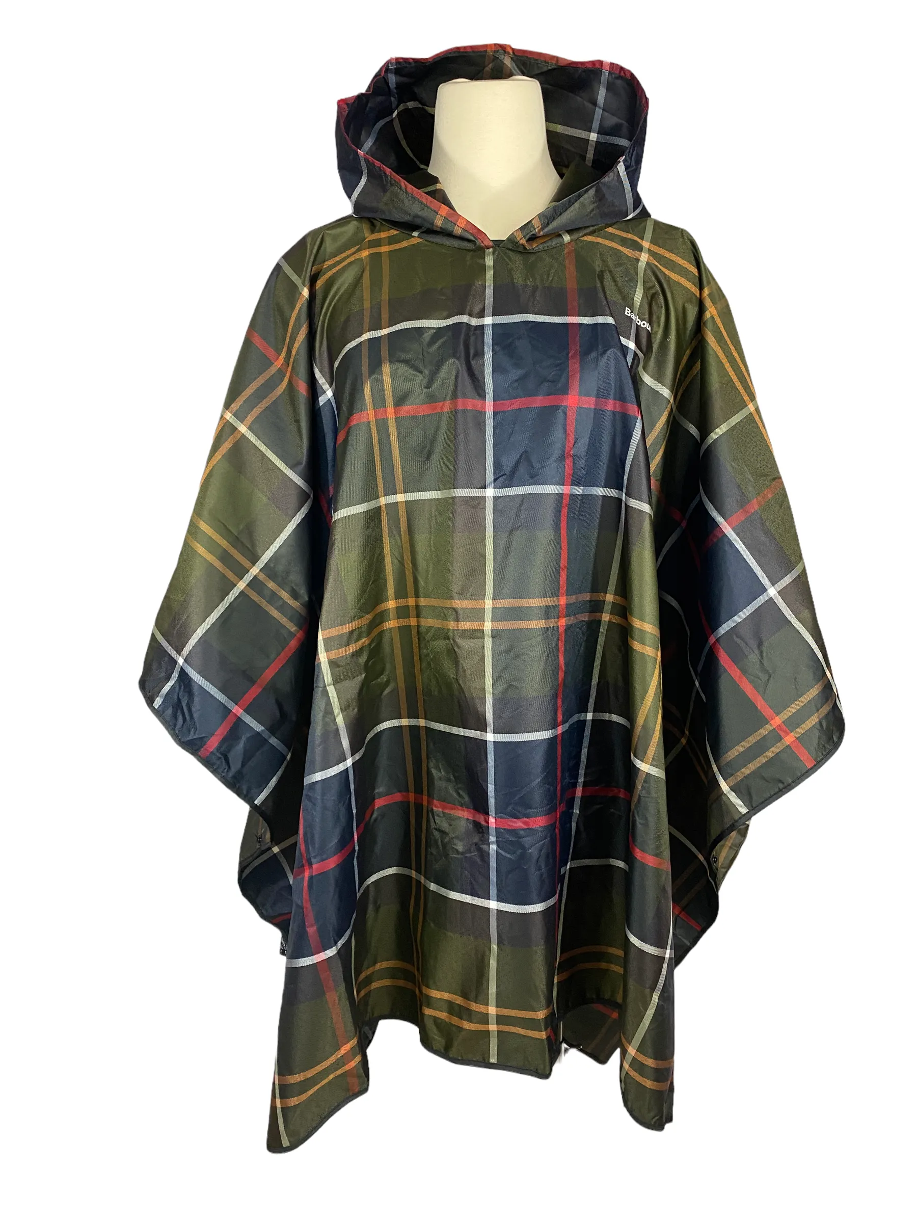 Barbour Women Showerproof Tartan Poncho