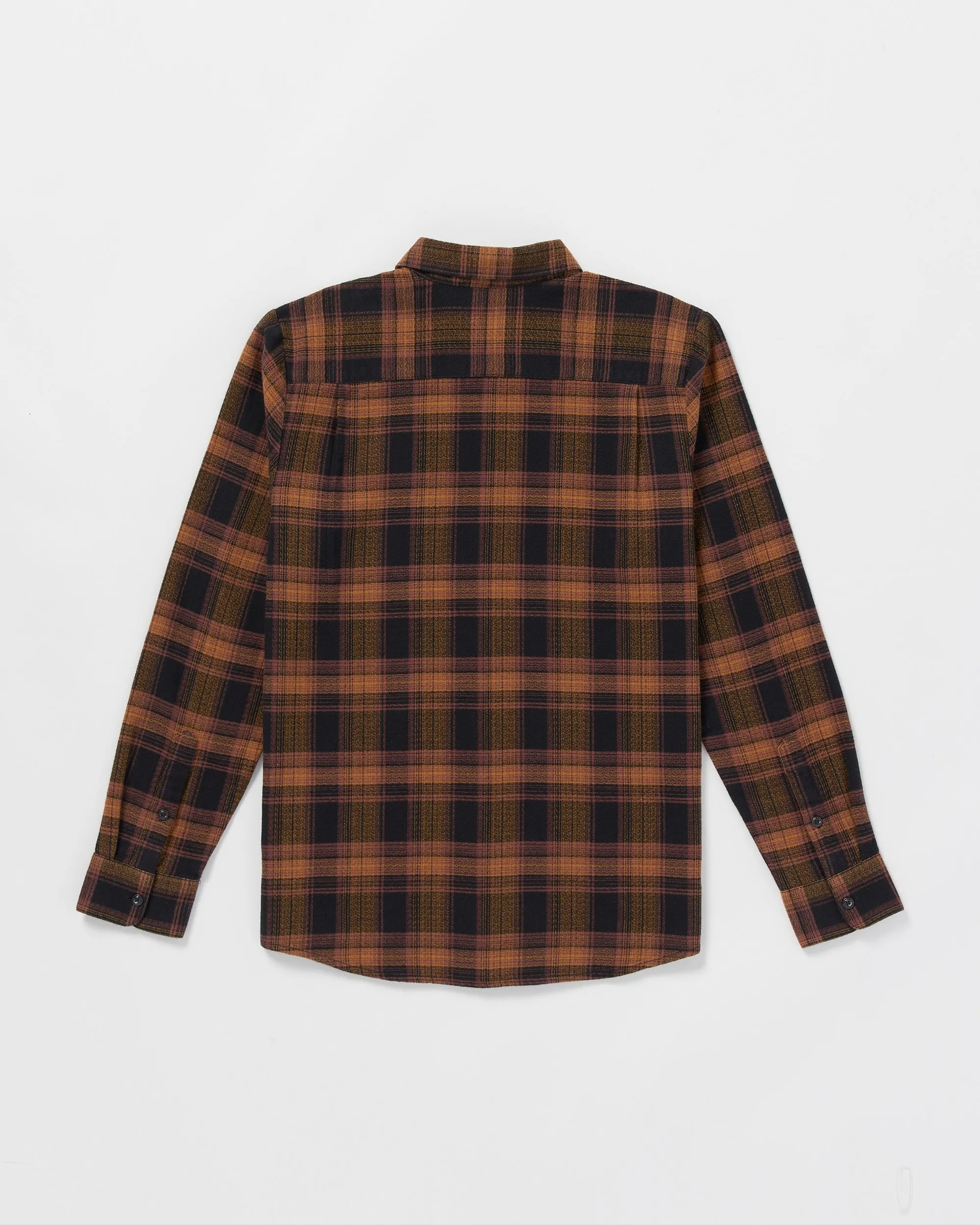 Baystone Flannel Long Sleeve Shirt - Black