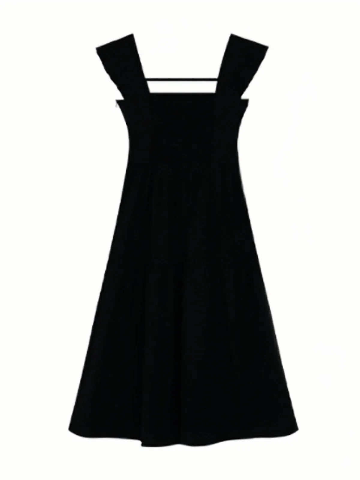 Black SLong French Hepburn Dress