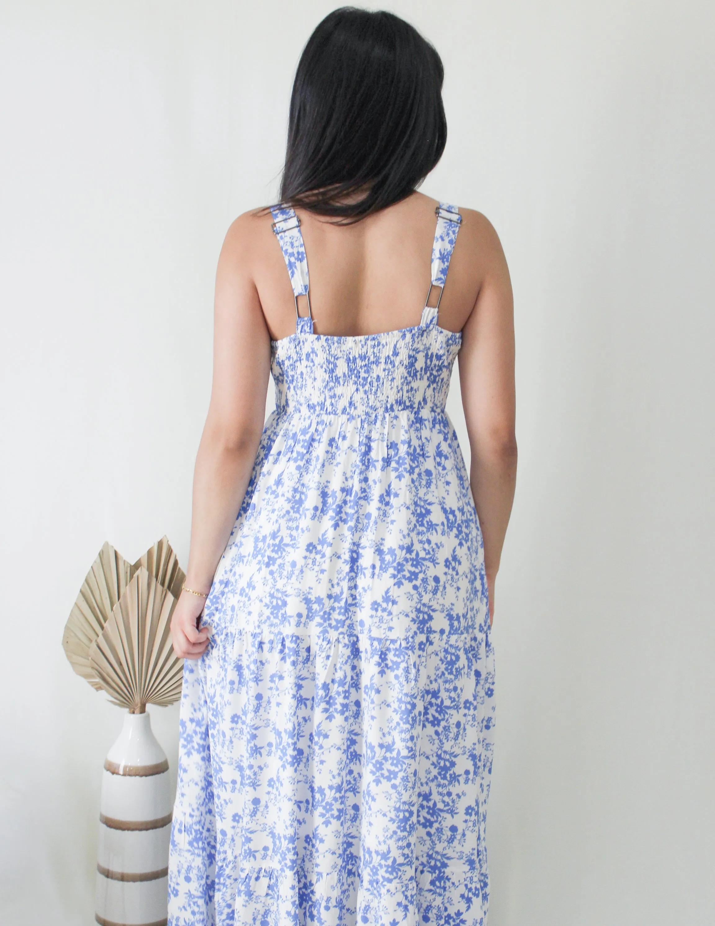 Blue Floral Dress