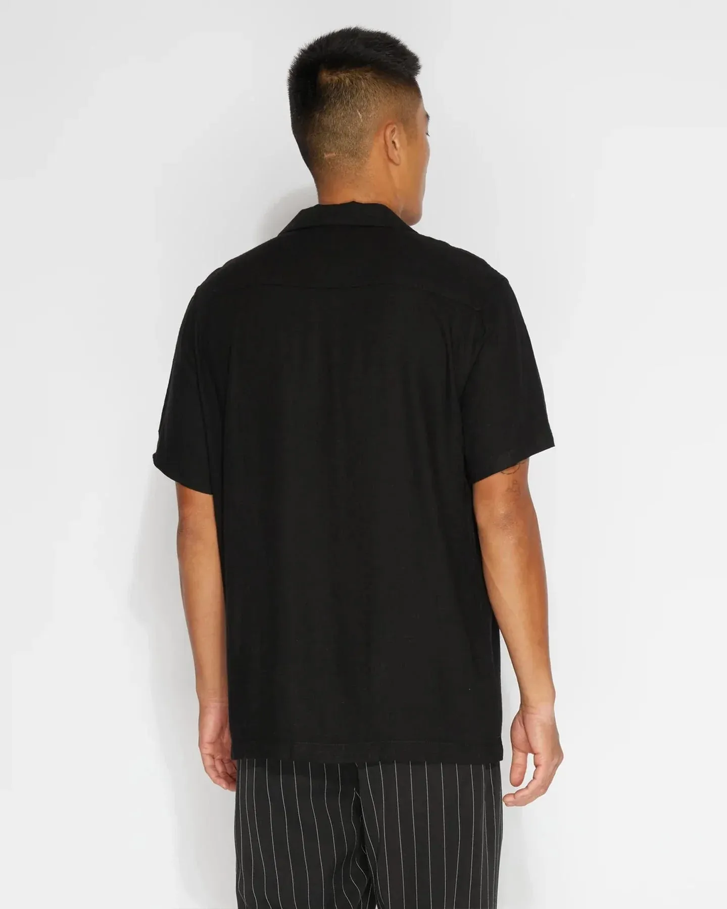 Brighton S/S Woven Shirt - black