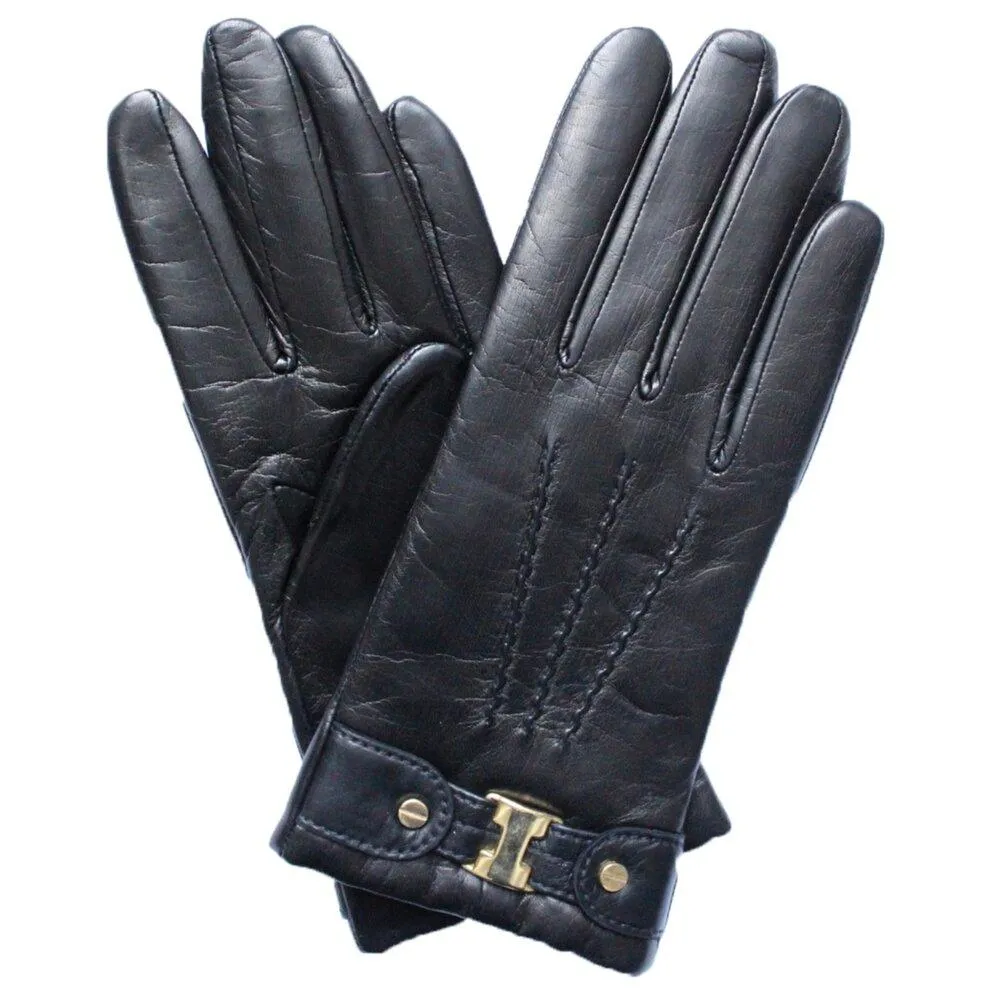 Bronte 2 - Women's Cashmere Lined Leather Gloves