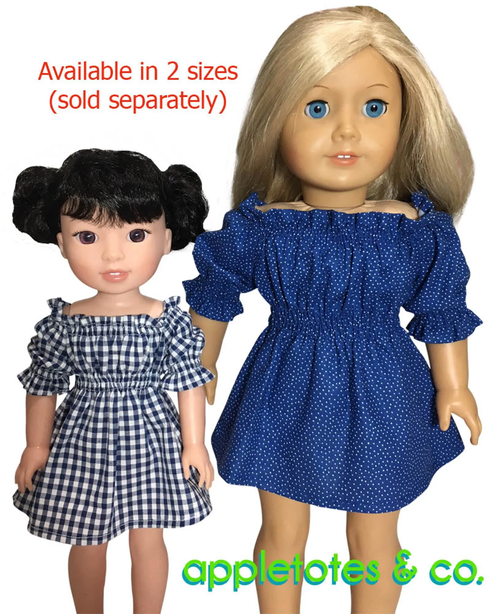 Brooklyn Dress Sewing Pattern for 14" Dolls