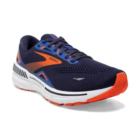 Brooks Mens Trainer Adrenaline GTS 23 Peacoat/Orange/Surf the Web