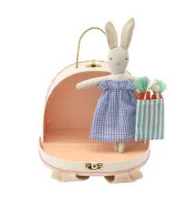 Bunny Mini Suitcase Doll