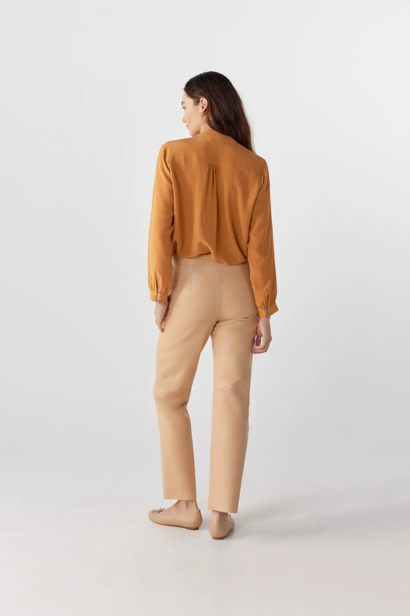 Butterscotch Italian Leather Pant