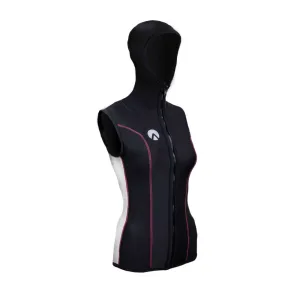 Chillproof Vest Front Zip With Hood - Women's