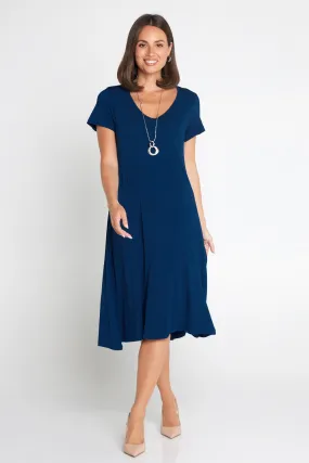 Christobel Dress - Navy