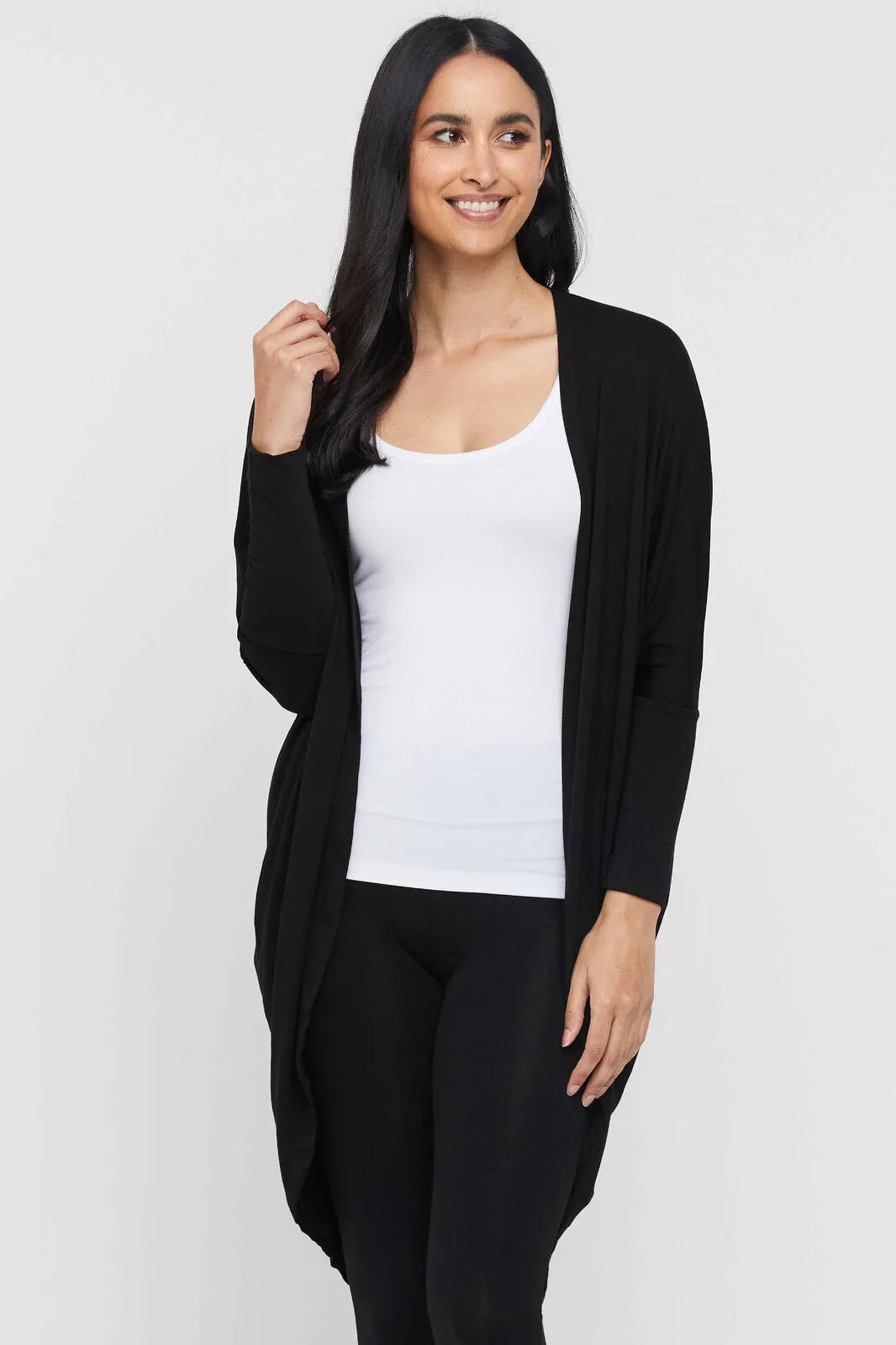 Cocoon Cardigan - Black