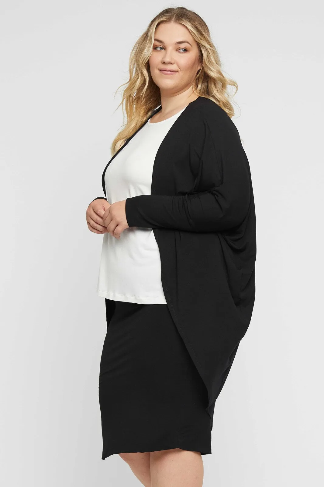 Cocoon Cardigan - Black