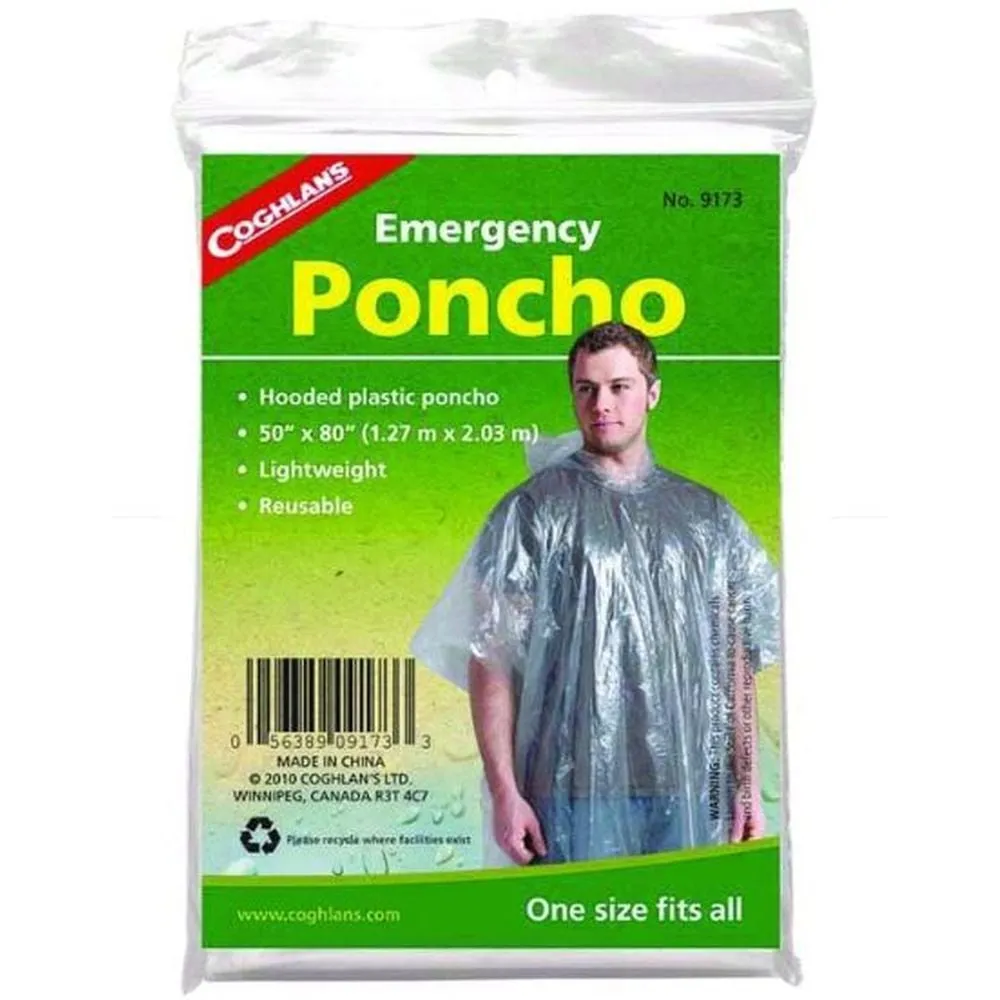 Coghlan's Emergency Hooded Poncho