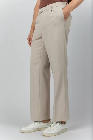 Comfort Stretch Straight Leg Trouser in Camel