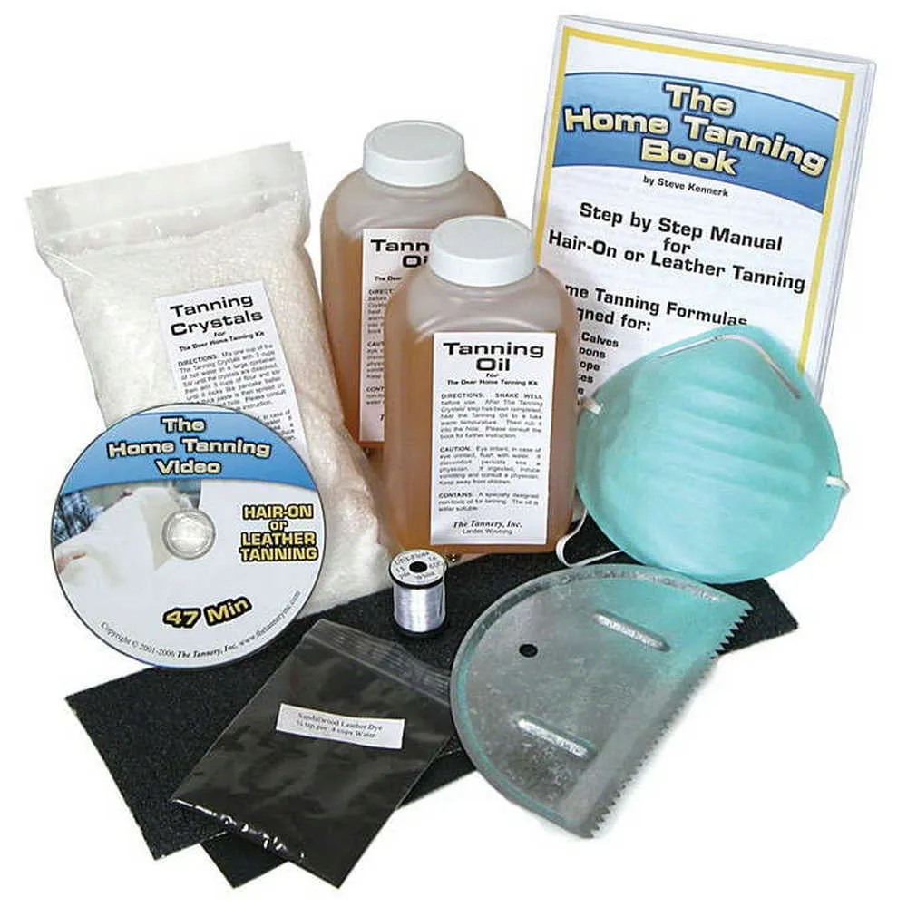 Complete Home Hide Tanning Kit