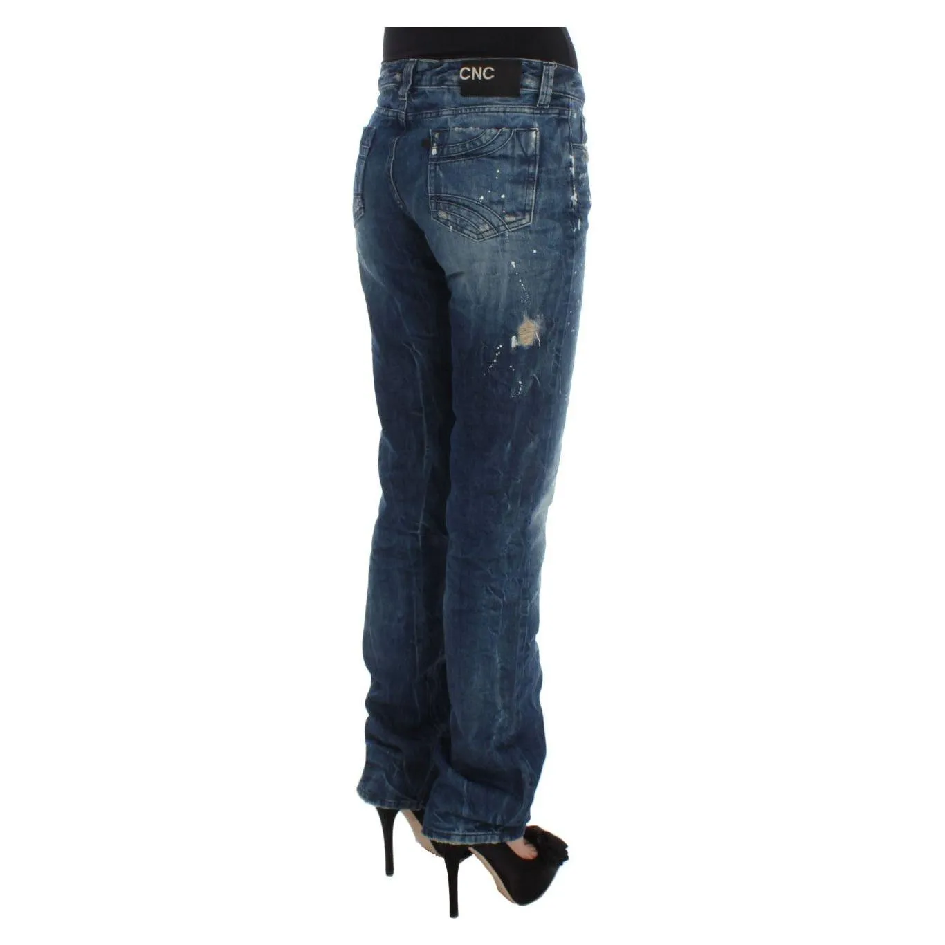 Costume National Chic Blue Regular Fit Denim