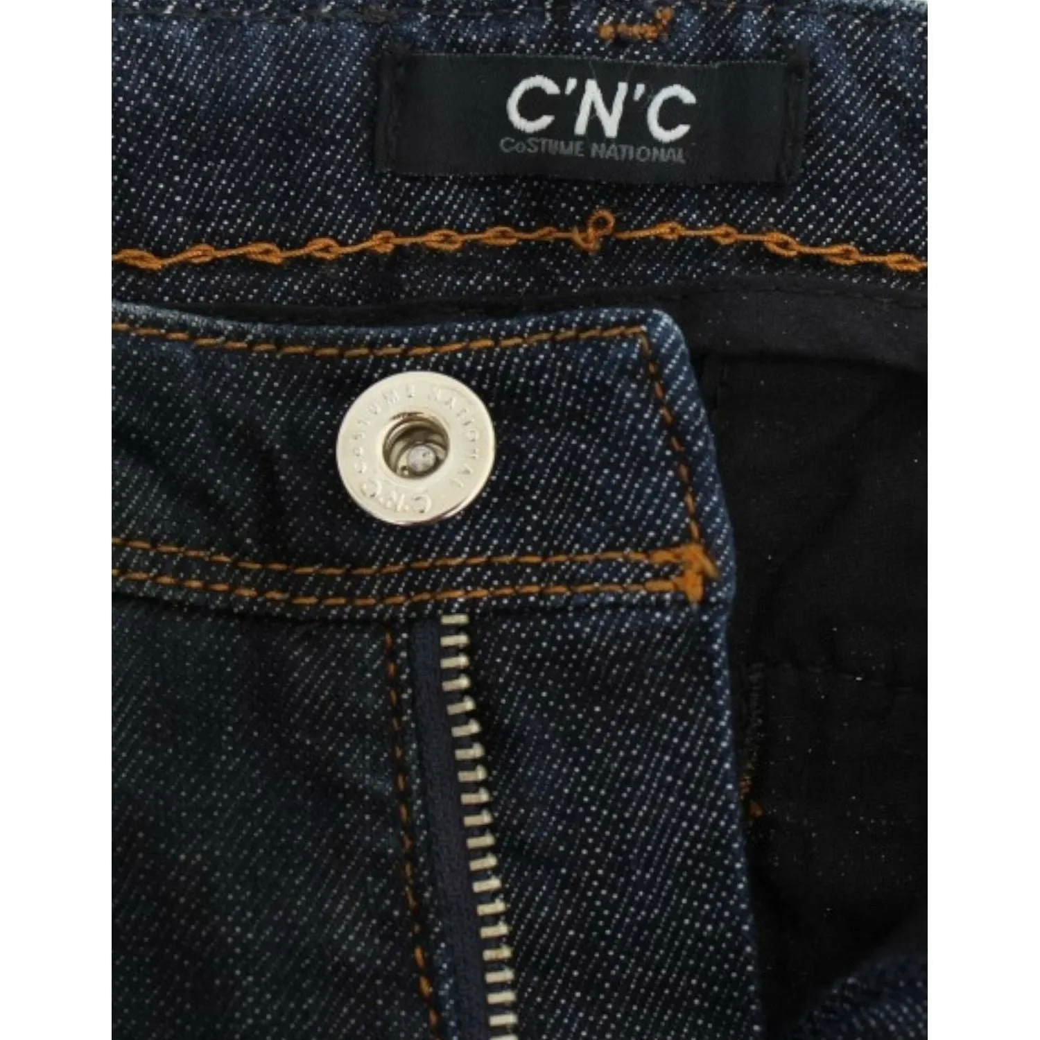 Costume National Chic Blue Slim Fit Denim Delight