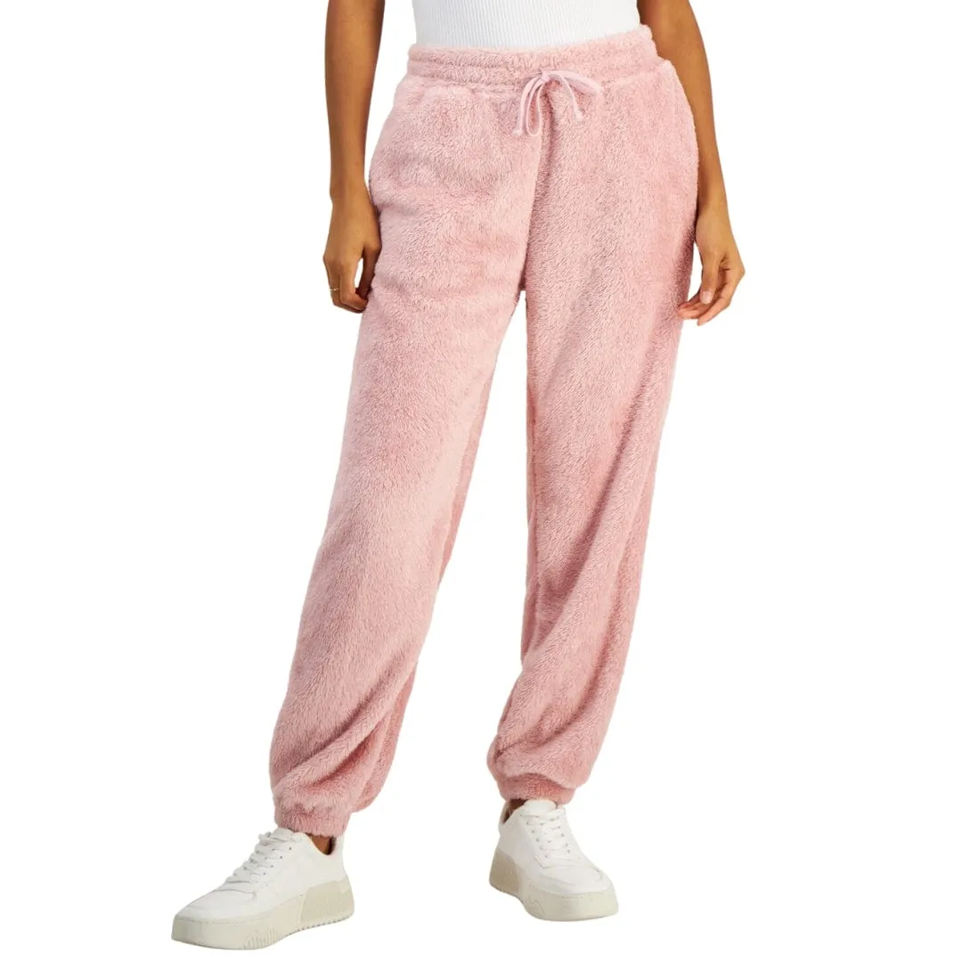 CRAVE FAME - High-Rise Double-Sided Woobie Joggers