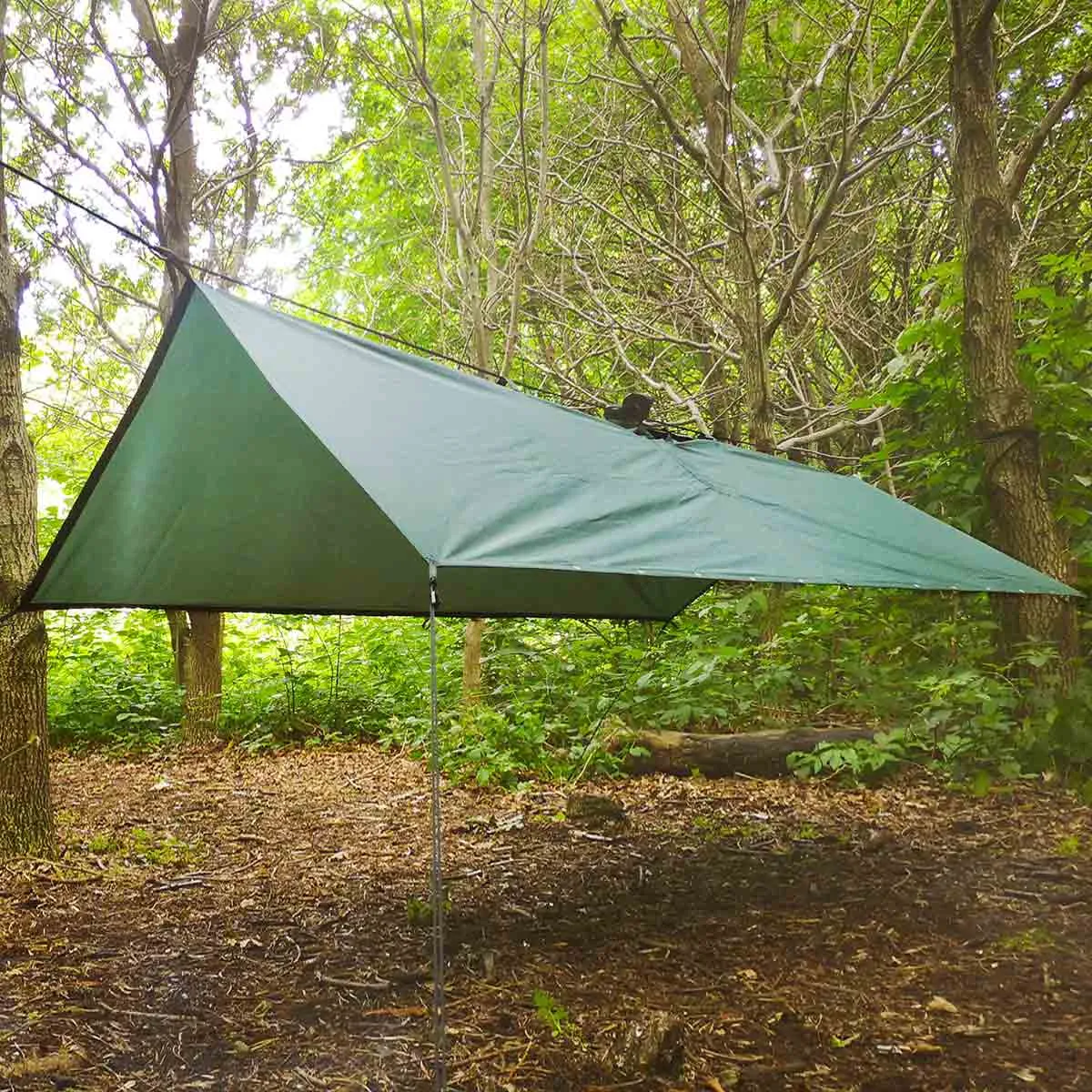 DD Hammocks Waterproof Poncho Tarp Olive Green - 2.5m x 1.4m