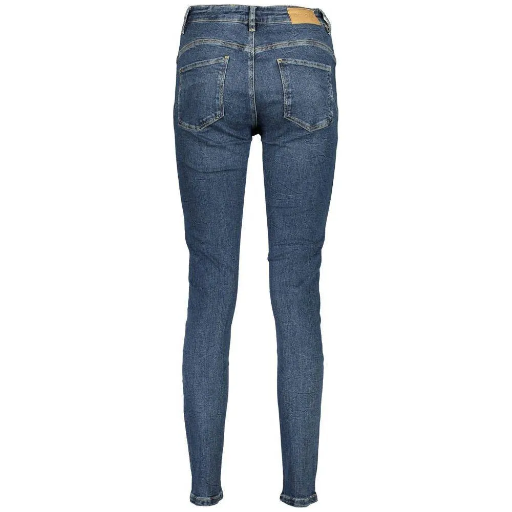 Desigual Blue Cotton Jeans & Pant