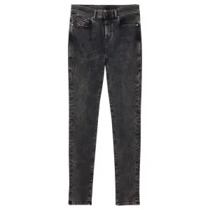 Diesel Black Cotton Jeans & Pant