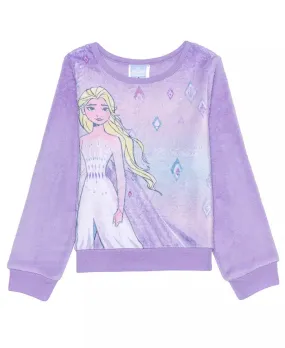 Disney Toddler Girls Frozen Elsa Cozy Pullover Sweatshirt