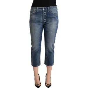 Dondup Elegant Mid-Waist Cotton Denim Jeans