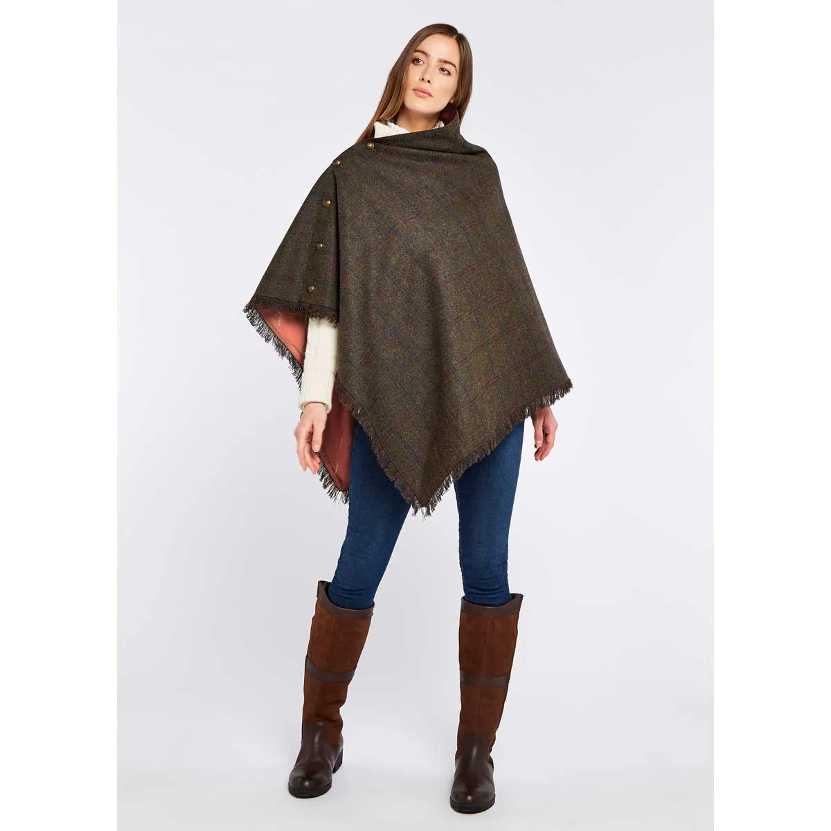 Dubarry Hazelwood Tweed Poncho