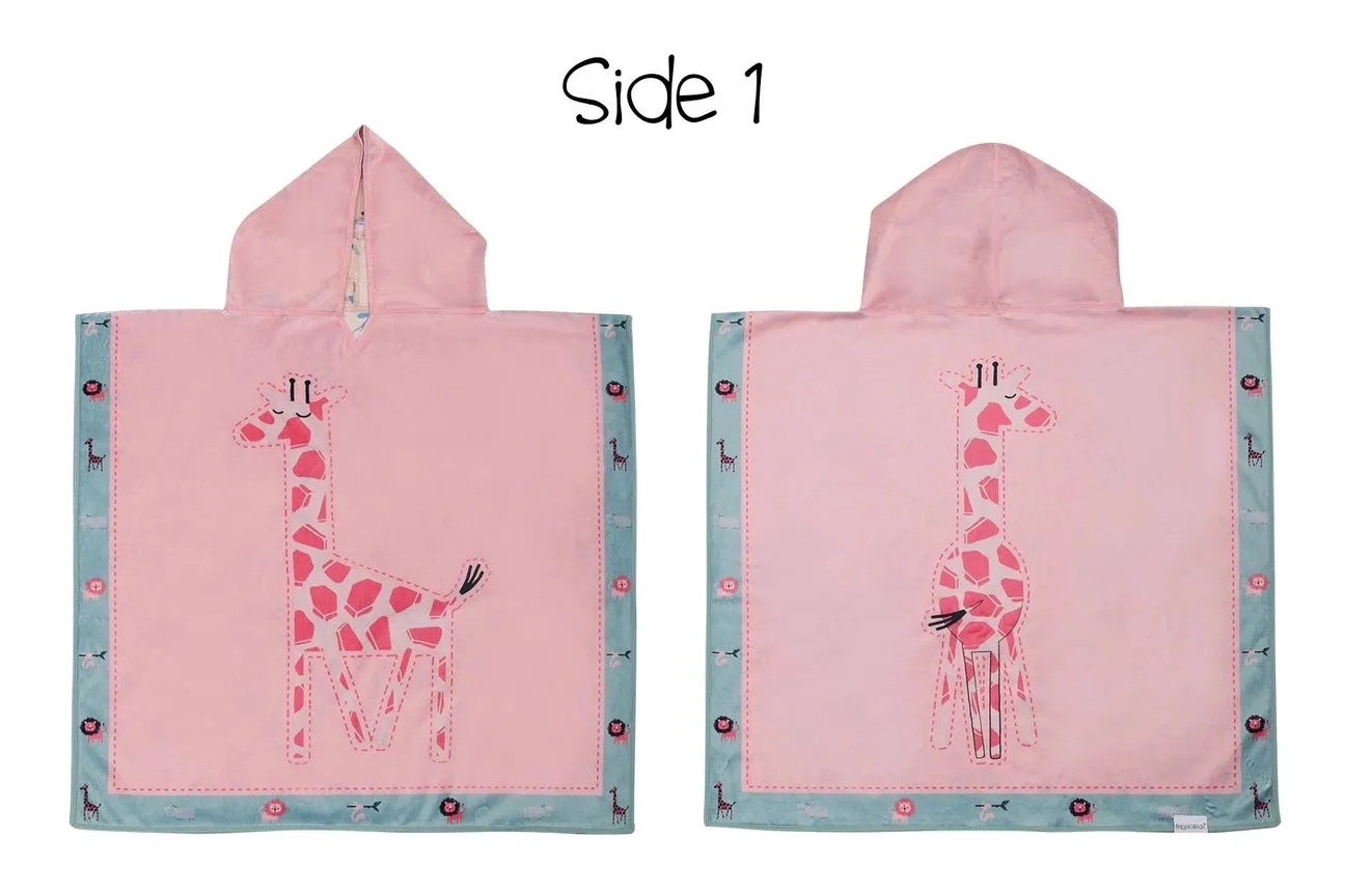 Flap Jack Kids Kids UPF50  Cover-Up - Giraffe/Zoo