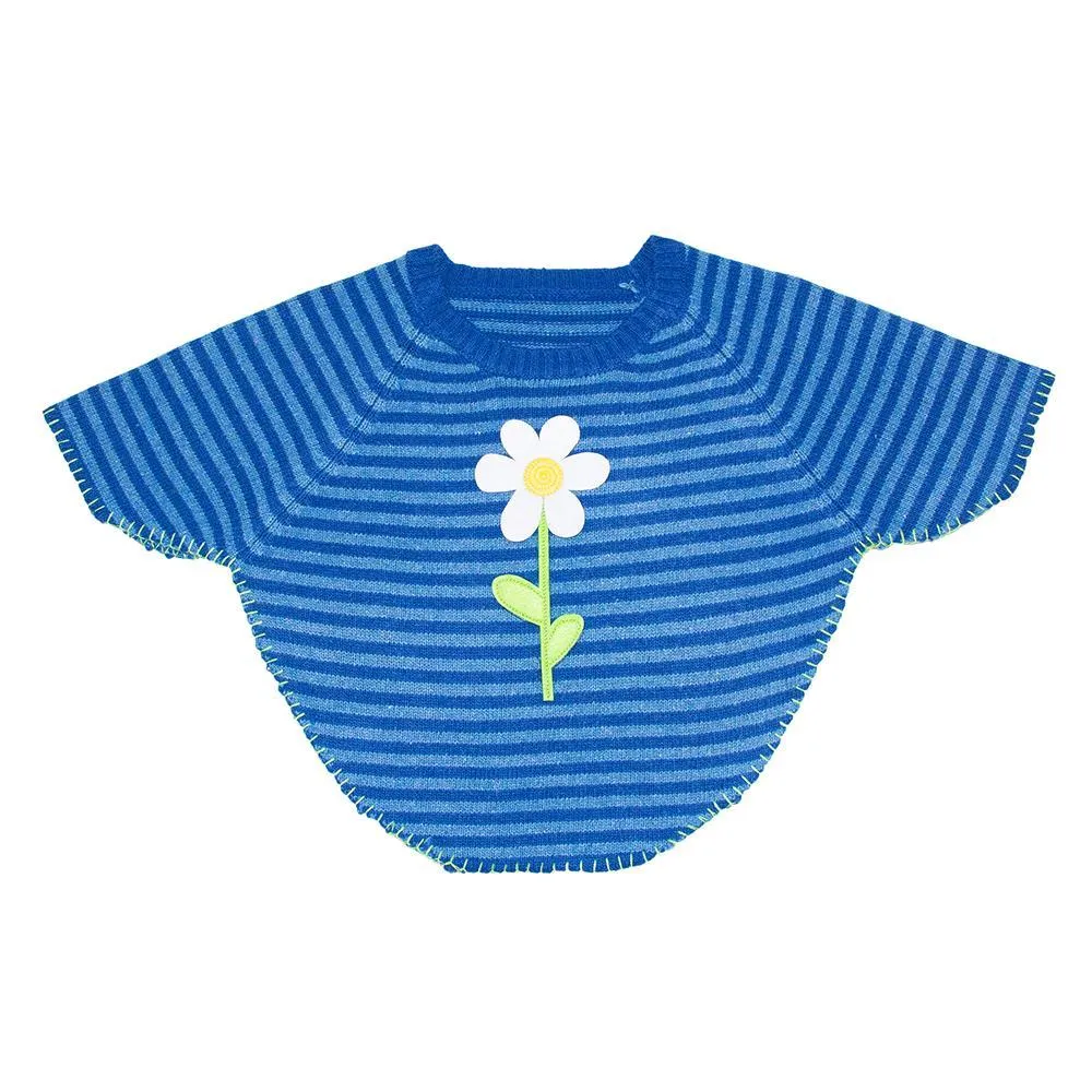 Flower Toddler Poncho