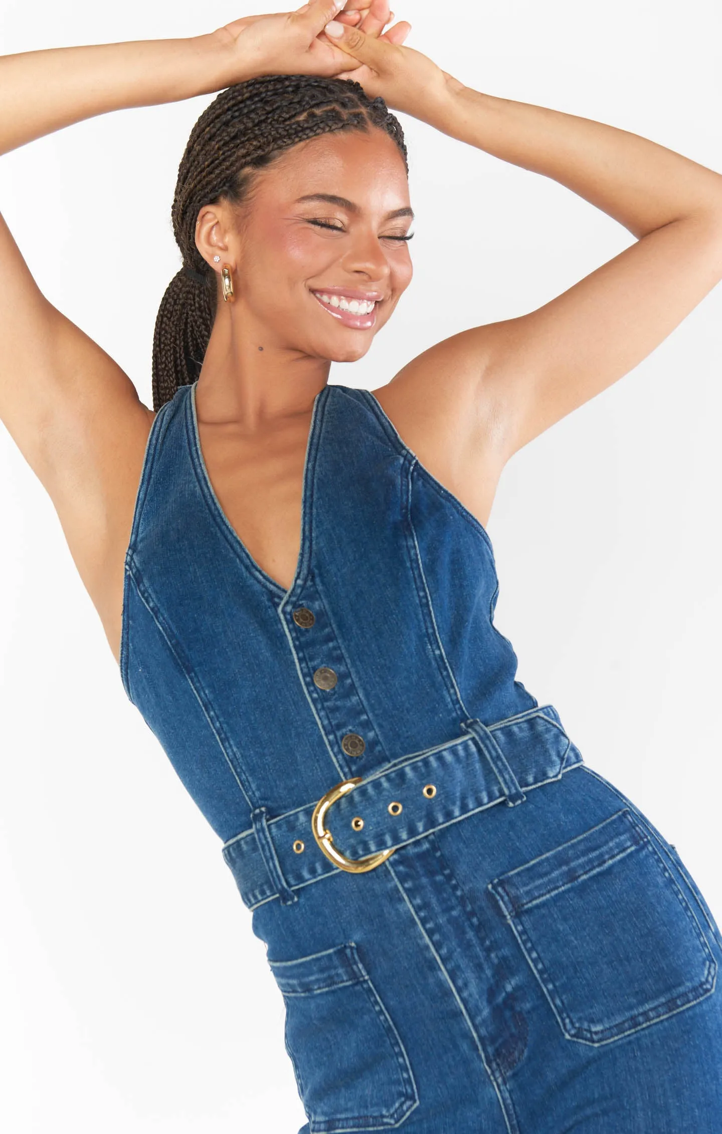 Fort Worth Jumpsuit Blue