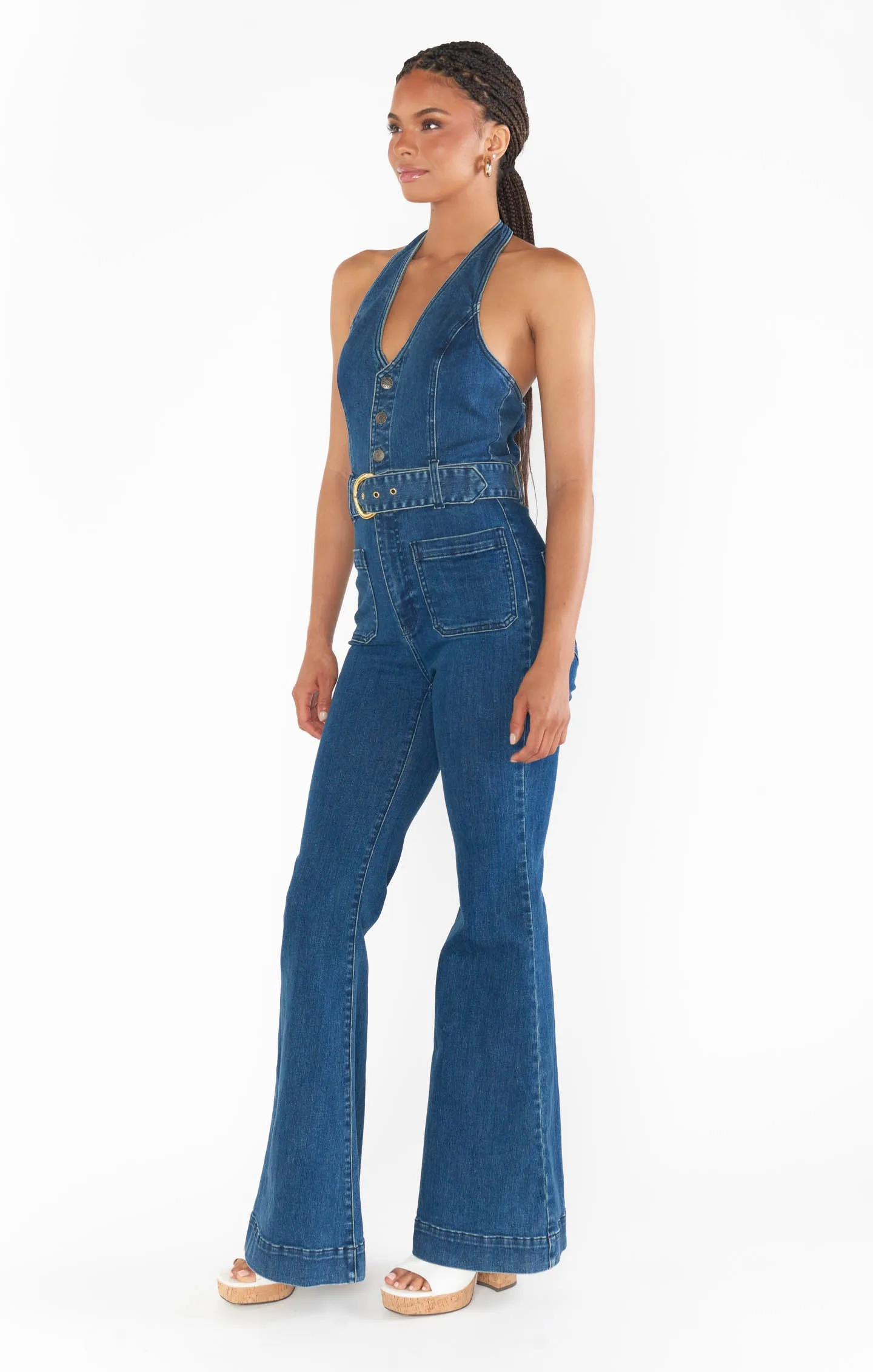 Fort Worth Jumpsuit Blue