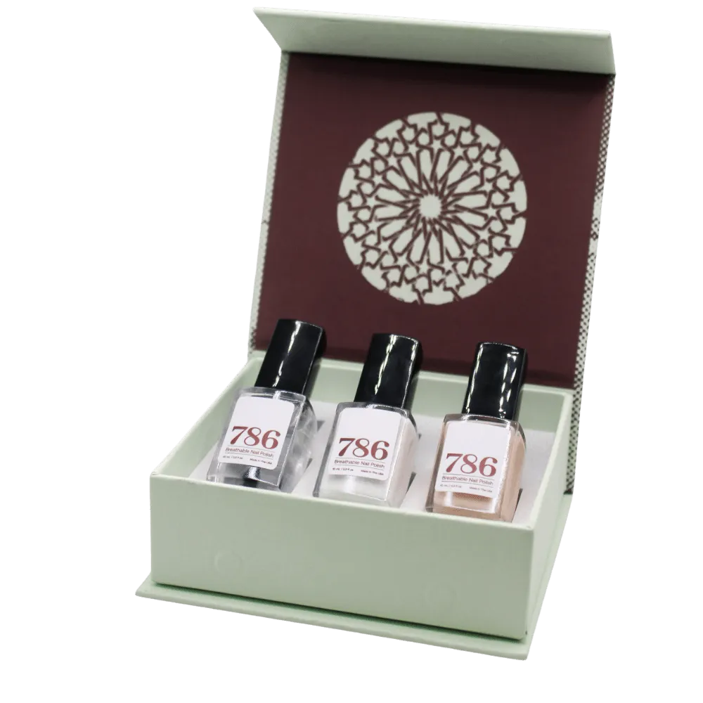 French Manicure Nail Polish Set (3 Piece)