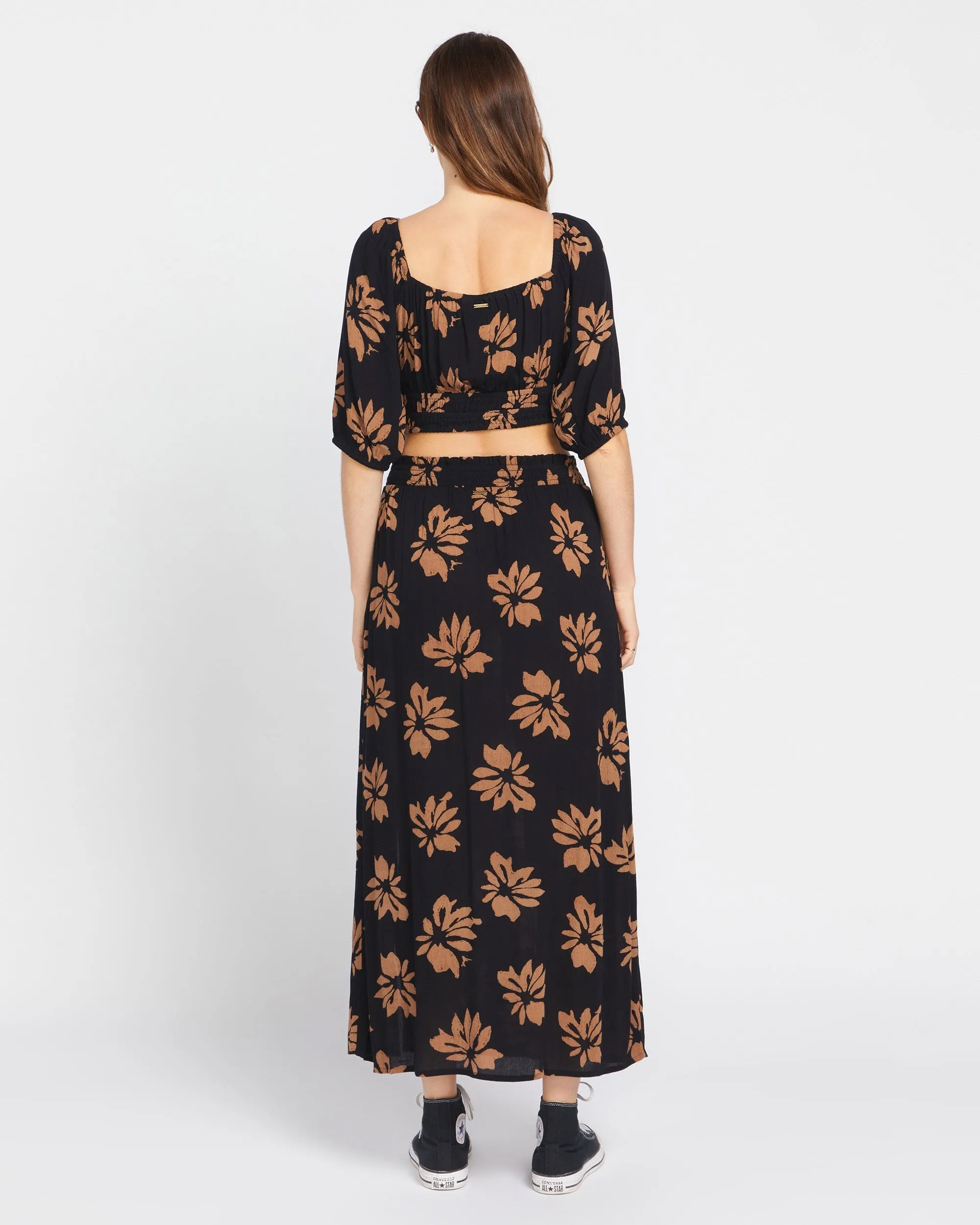 Get Wyyld Maxi Skirt - Vintage Brown