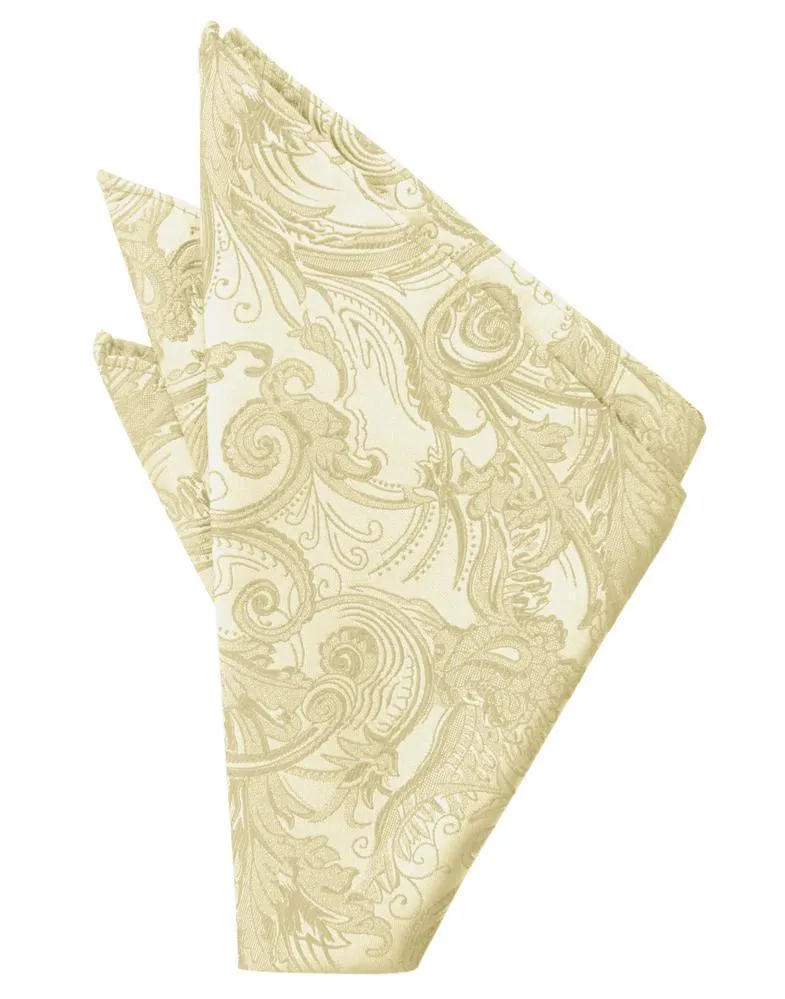 Golden Tapestry Pocket Square