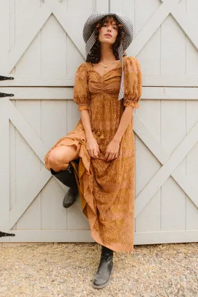 Honey Dress in Brown Lace - FINAL SALE