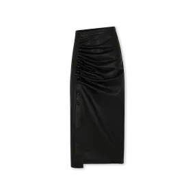 Jupe Midi Skirt Lambskin