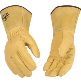 Kinco 0129 Tig Welders Golden Premium Full Grain Pigskin  Heat-Resistant Gloves (One Dozen)