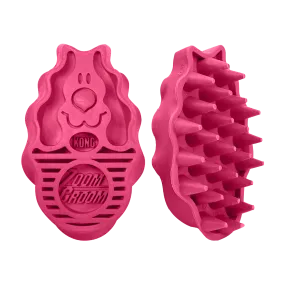 Kong Zoom Groom Raspberry Large 4.75"