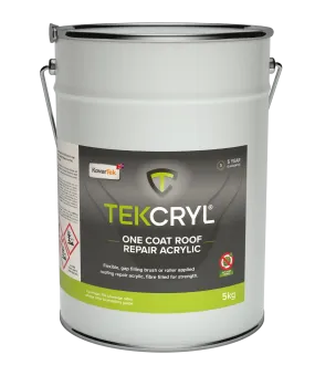 Kovertek TekCryl One Coat Acrylic Roof Repair Coating - Felt Black 5kg