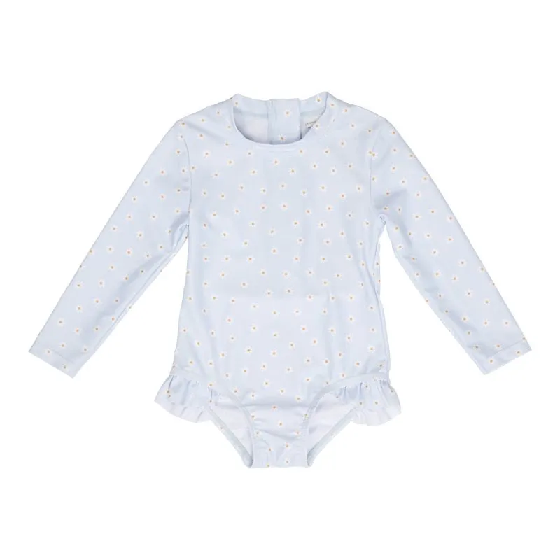 LD Long Sleeve Ruffle Swimsuit 74/80