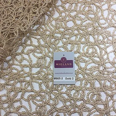 Metallic Wedding Net Mesh lace Dress fabric 50"  Wide M665 Mtex